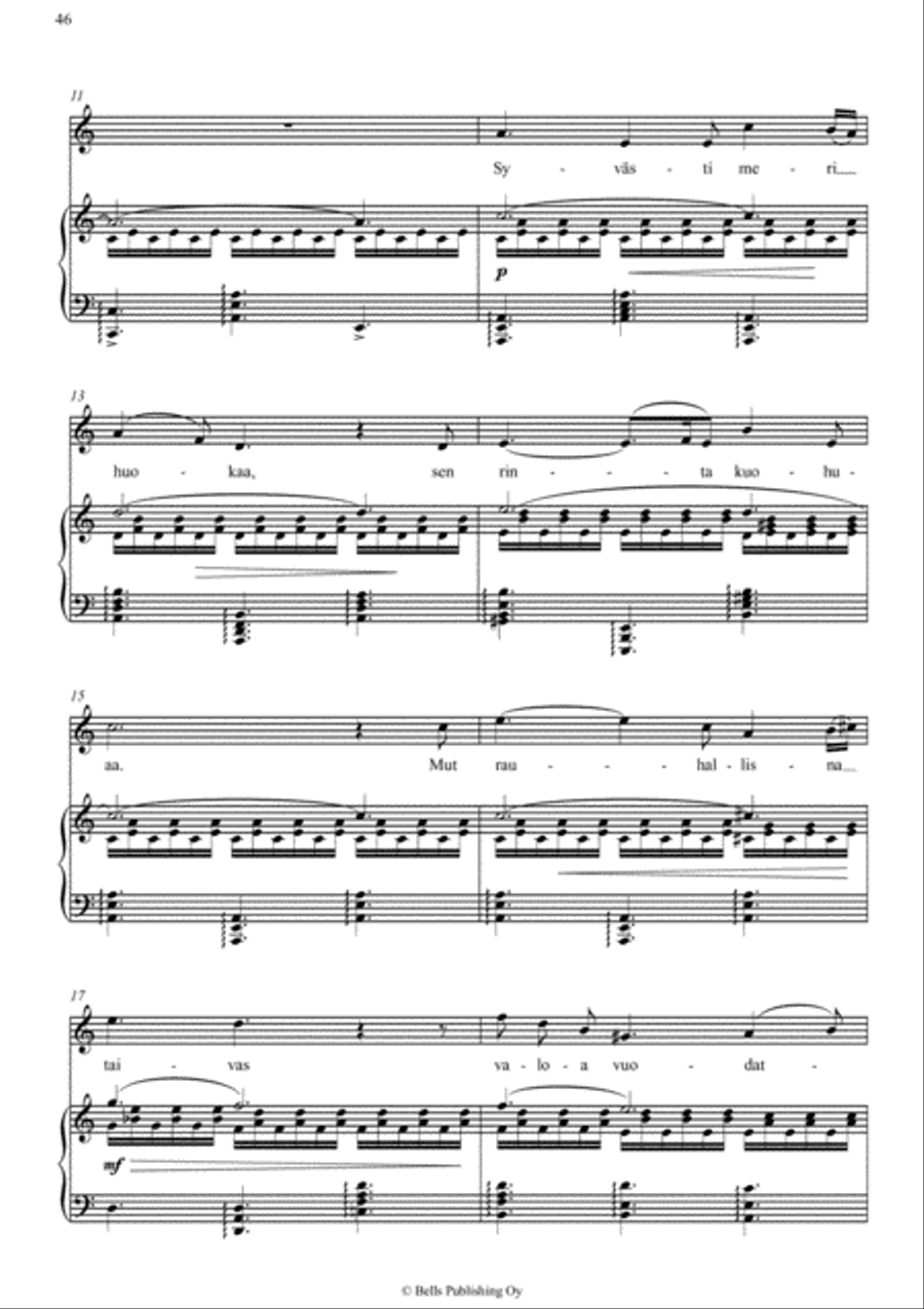 Merella, Op. 47 No. 4 (A minor) Voice Solo scores gallery preview page 2