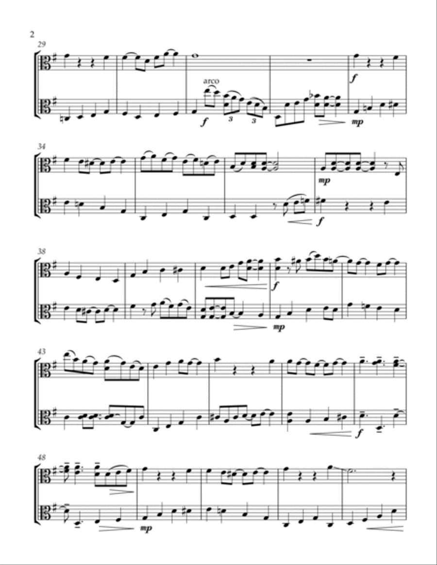 L-o-v-e L-o-v-e String Duet scores gallery preview page 3
