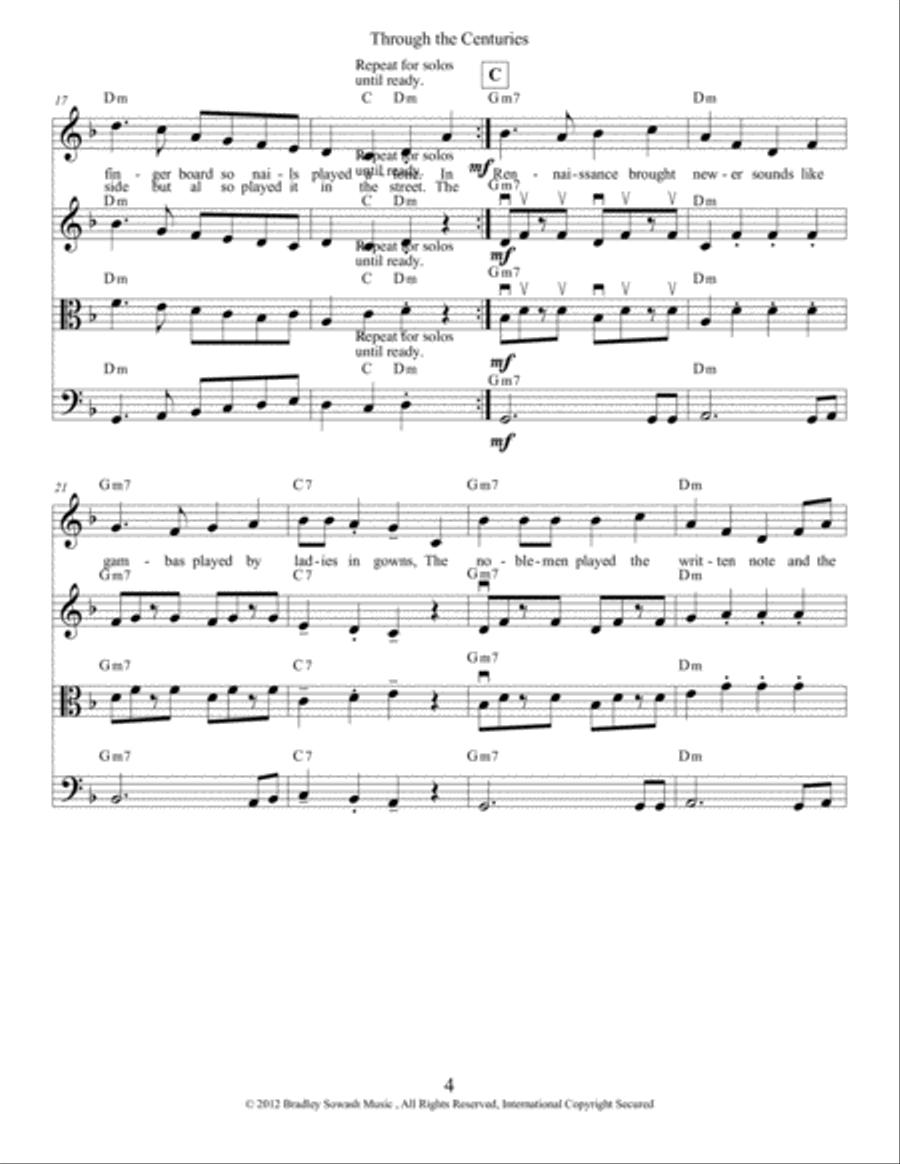 Through the Centuries - Creative Strings String Orchestra scores gallery preview page 6
