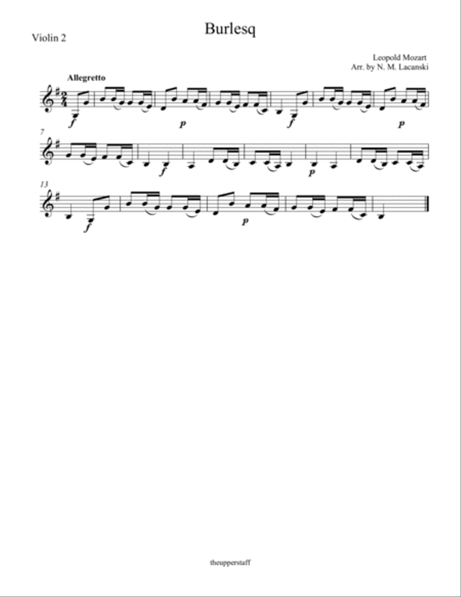 Burlesq Burlesq Violin Solo scores gallery preview page 3