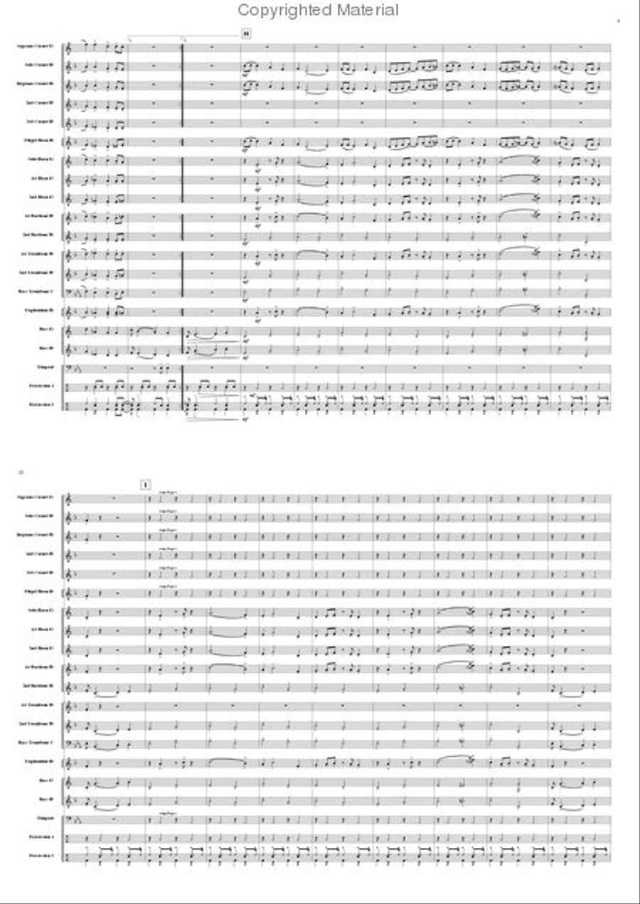 Entry, Jazzy & Disco Brass Band scores gallery preview page 5