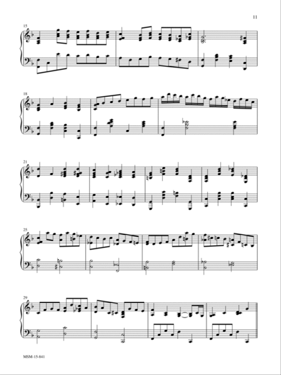 What a Friend We Have in Jesus Piano Solo scores gallery preview page 2