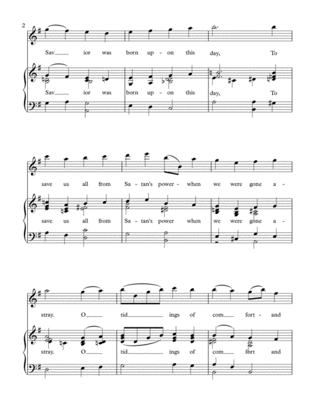 "God Rest Ye Merry, Gentlemen"-Piano Background for Oboe and Piano image number null