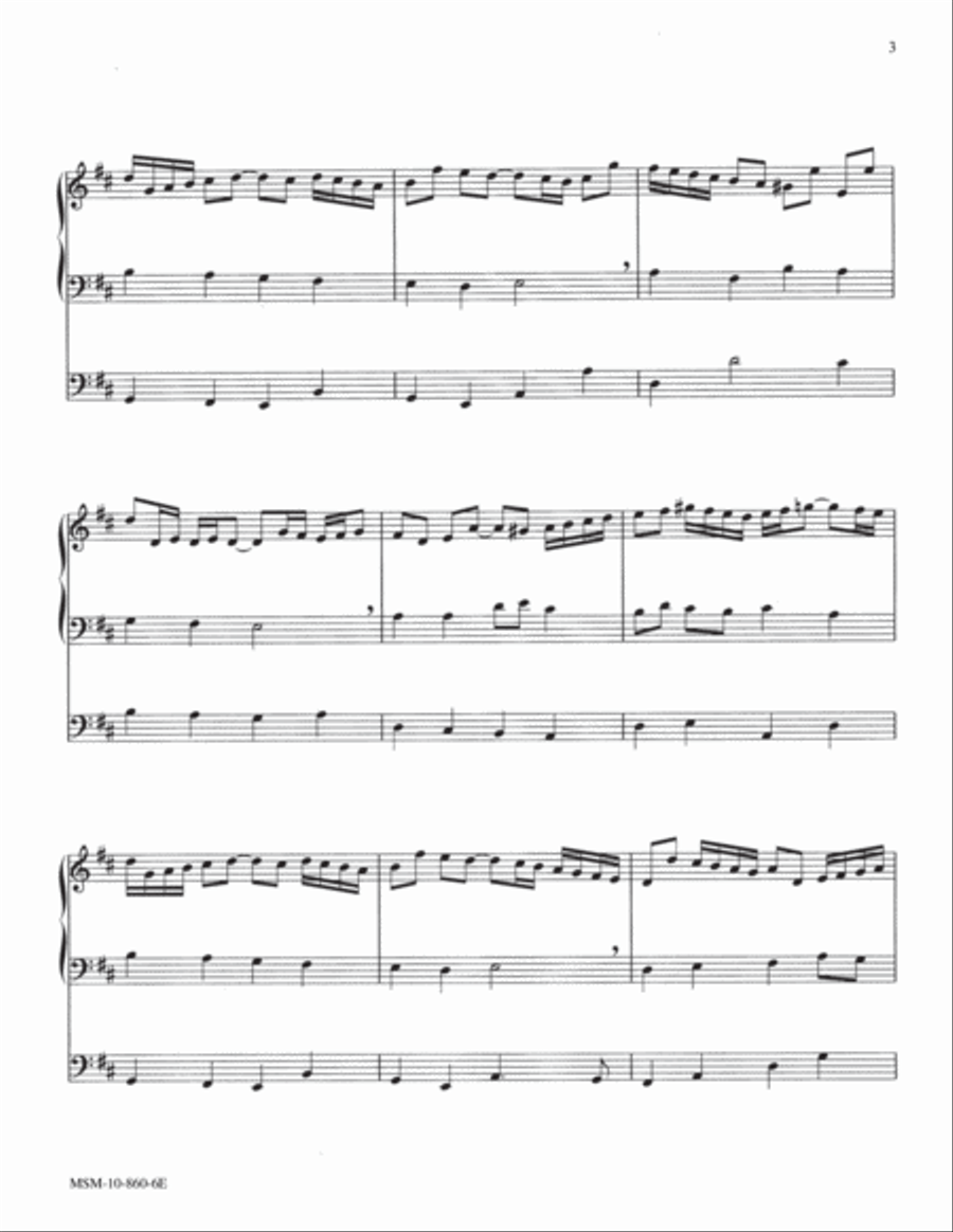Let Us Ever Walk with Jesus Organ scores gallery preview page 3