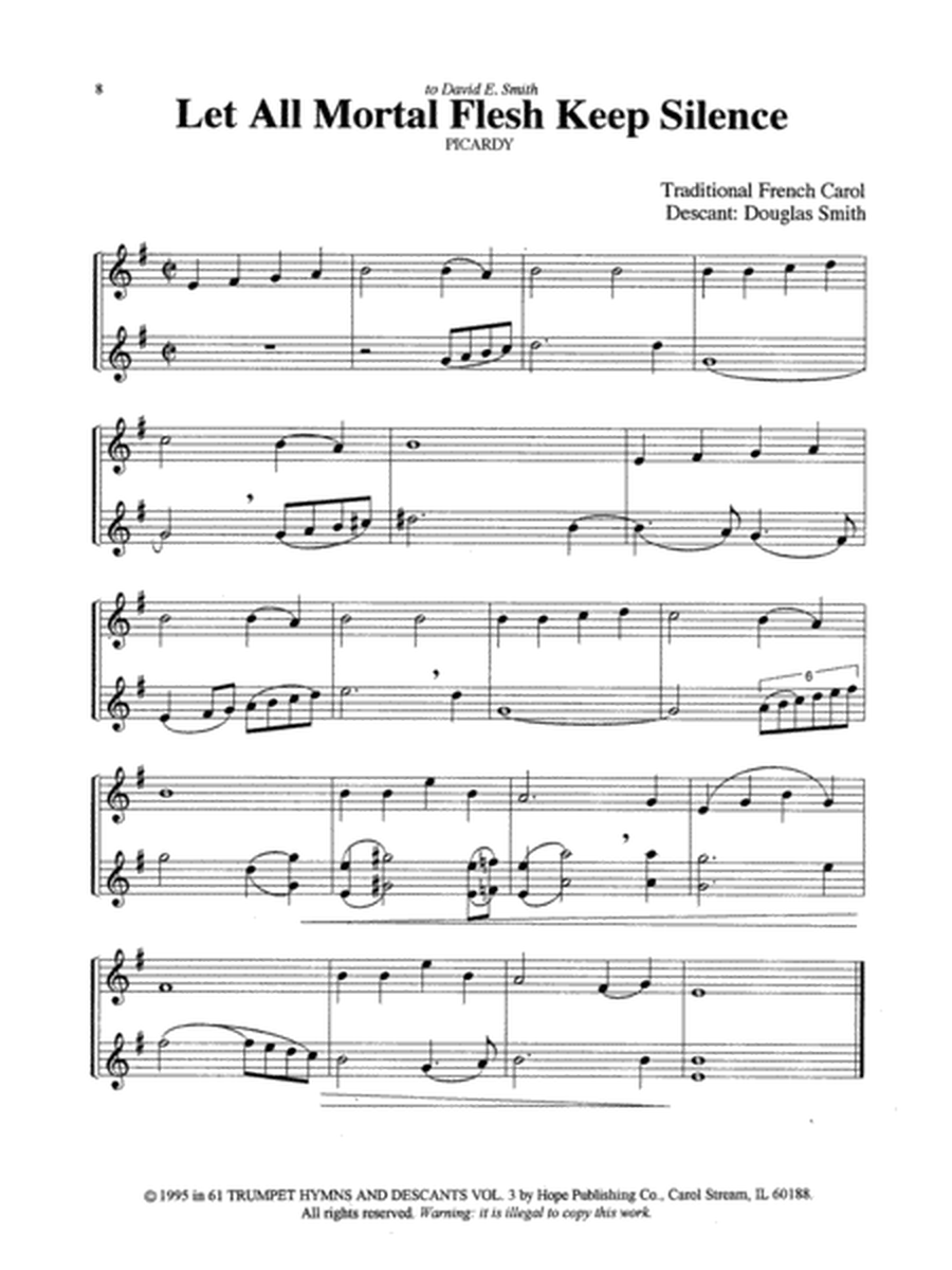 61 Trumpet Hymns and Descants, Vol. 3