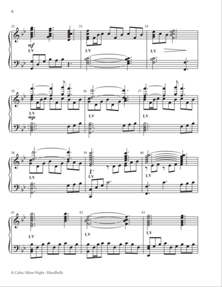 A Celtic Silent Night A Celtic Silent Night 5-Octaves scores gallery preview page 7