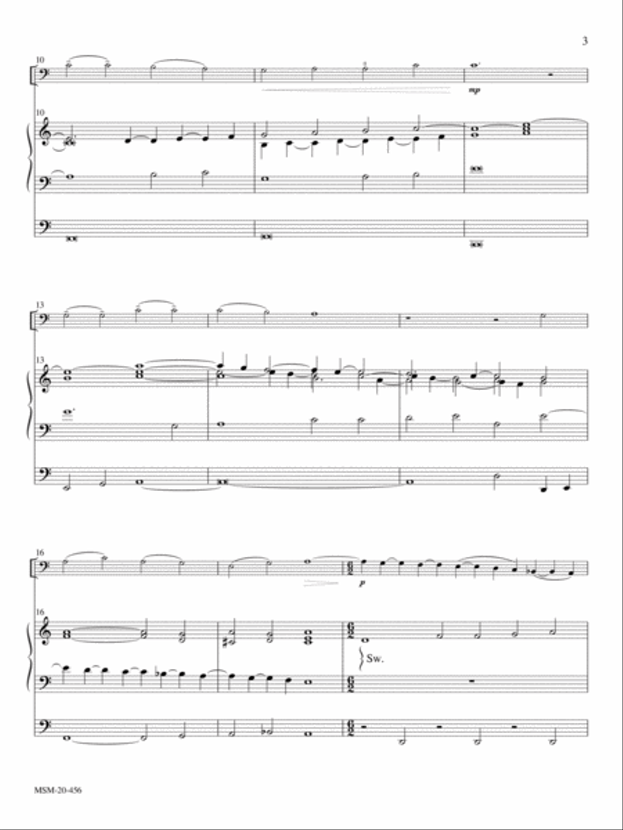 Meditation on a Melody by Martin Luther Cello scores gallery preview page 2