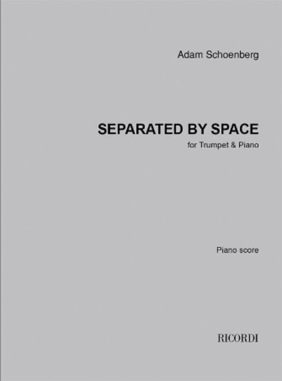 Separated by Space Separated by Space Trumpet scores gallery preview page 1