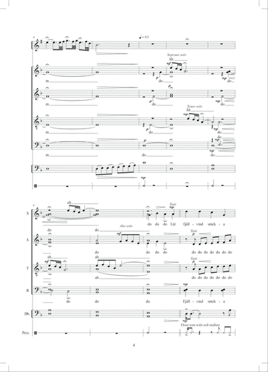 Fjällvind 4-Part scores gallery preview page 4