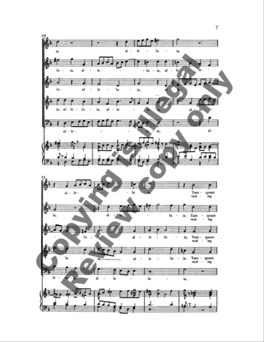 Dum Complerentur (And When the Day of Pentecost) SSATB scores gallery preview page 12