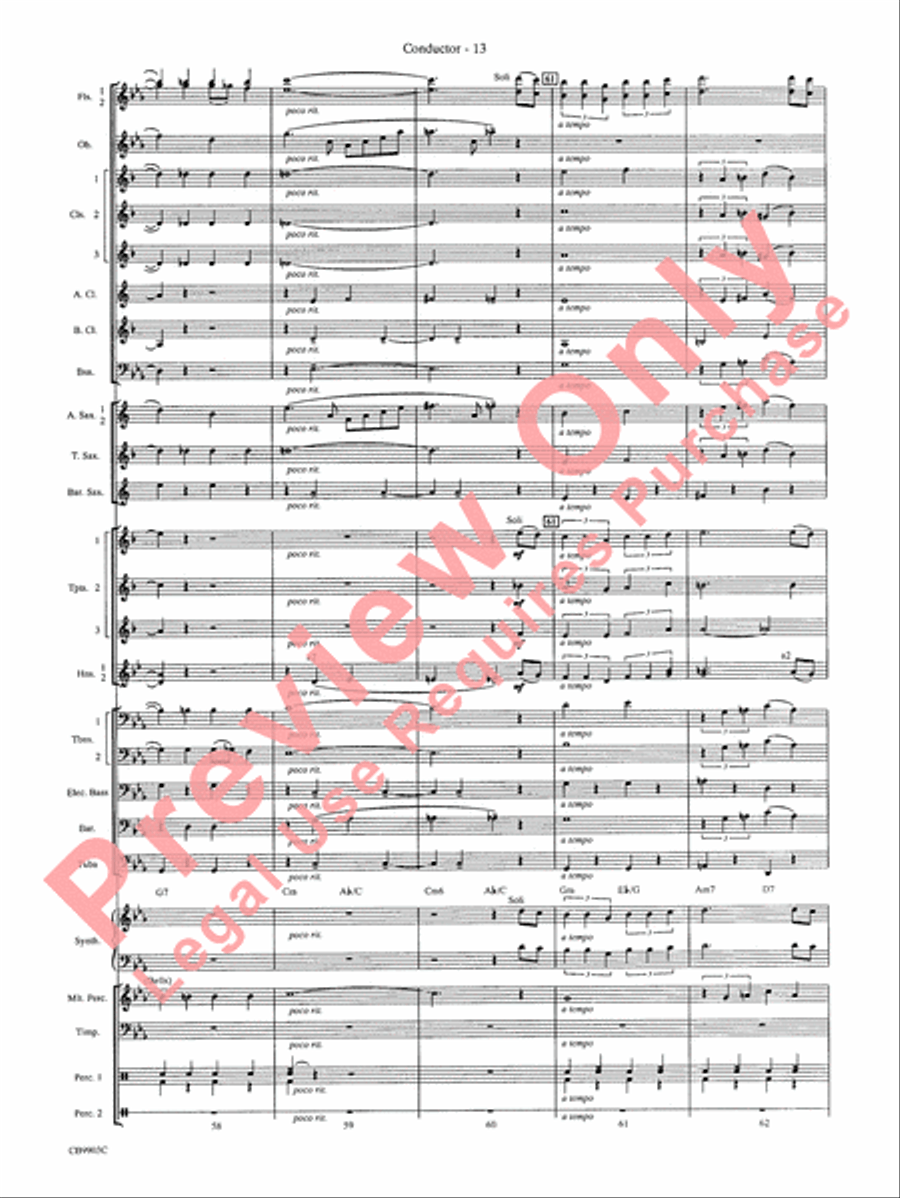 007 -- A James Bond Medley Concert Band scores gallery preview page 16