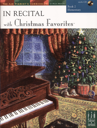 Book cover for In Recital with Christmas Favorites, Book 2