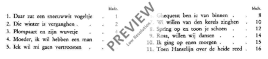 11 Nederlandse volksliederen Recorder scores gallery preview page 21