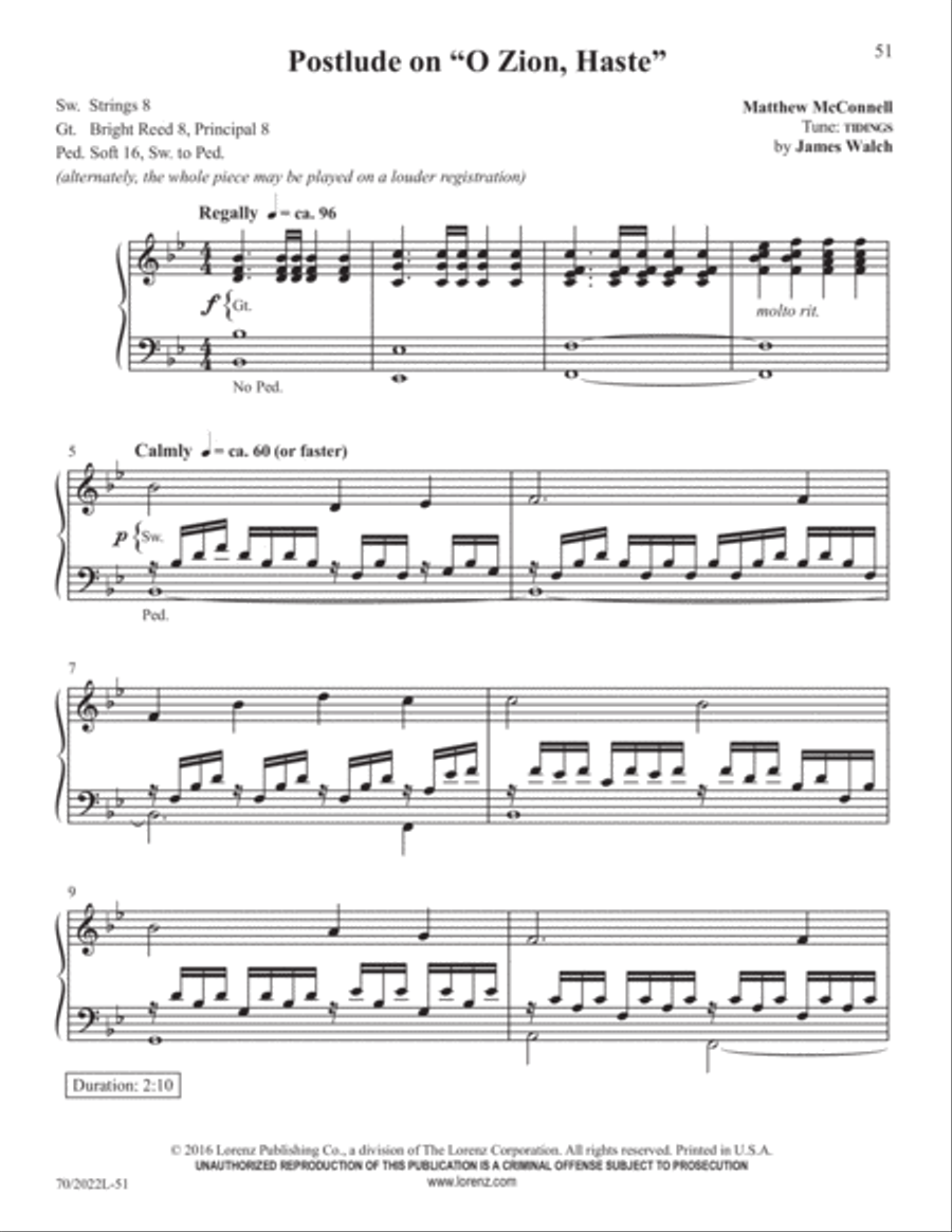 Easy Organ Library, Vol. 61 Organ Solo scores gallery preview page 20