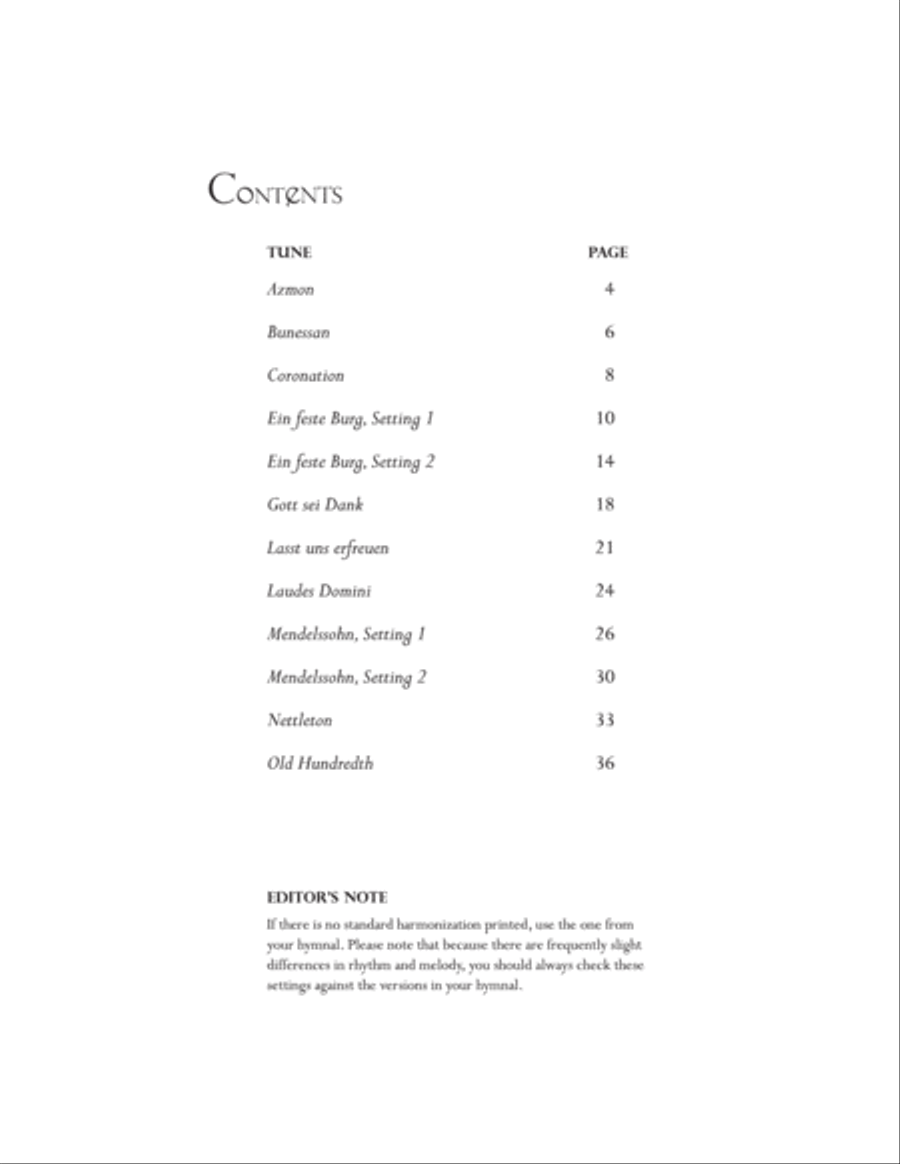 Laudes Domini: 10 Hymn Introductions and Harmonizations for Organ, Volume 2 Organ scores gallery preview page 3