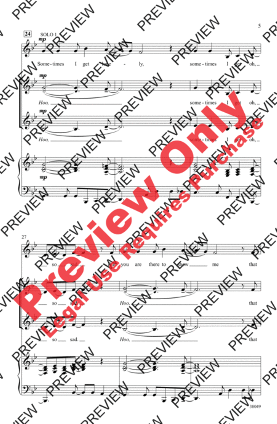 Lift Me Up! 2-Part scores gallery preview page 5