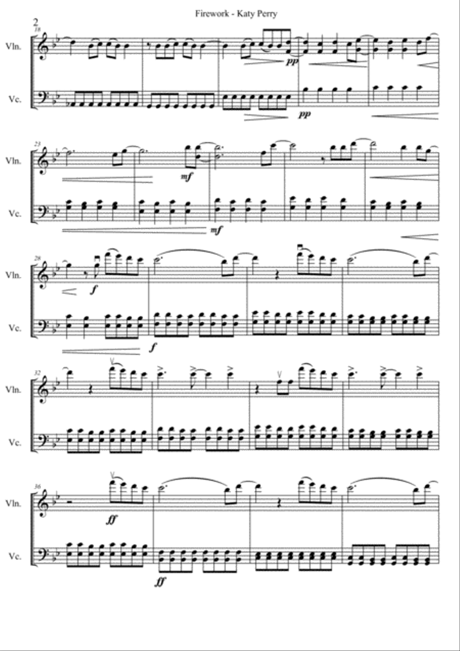 Firework Set of Parts scores gallery preview page 2