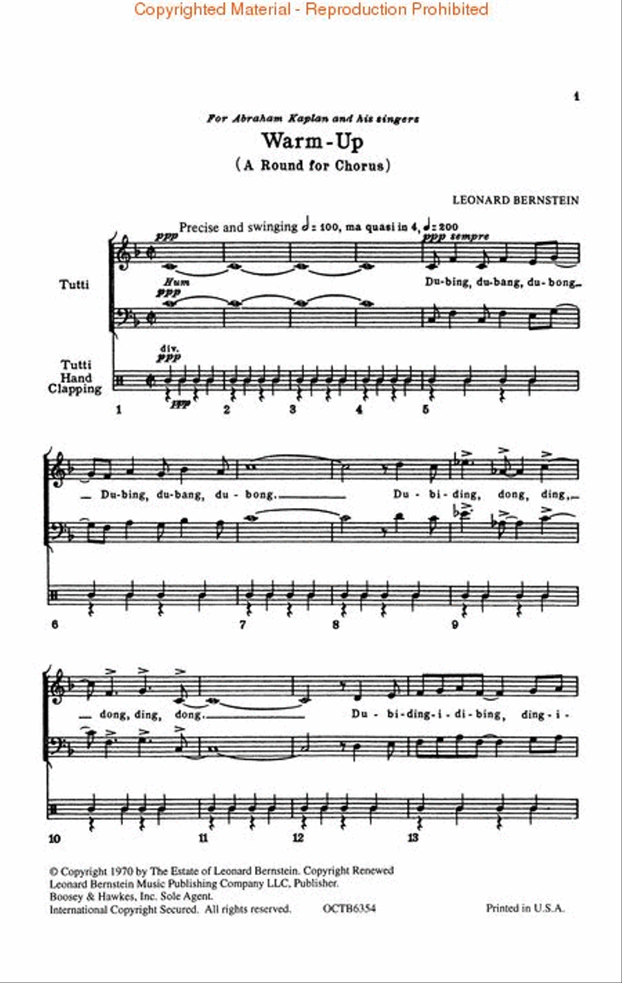 Warm-Up Warm-Up 4-Part scores gallery preview page 2