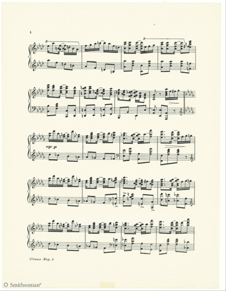 Climax Rag Climax Rag Piano Solo scores gallery preview page 4