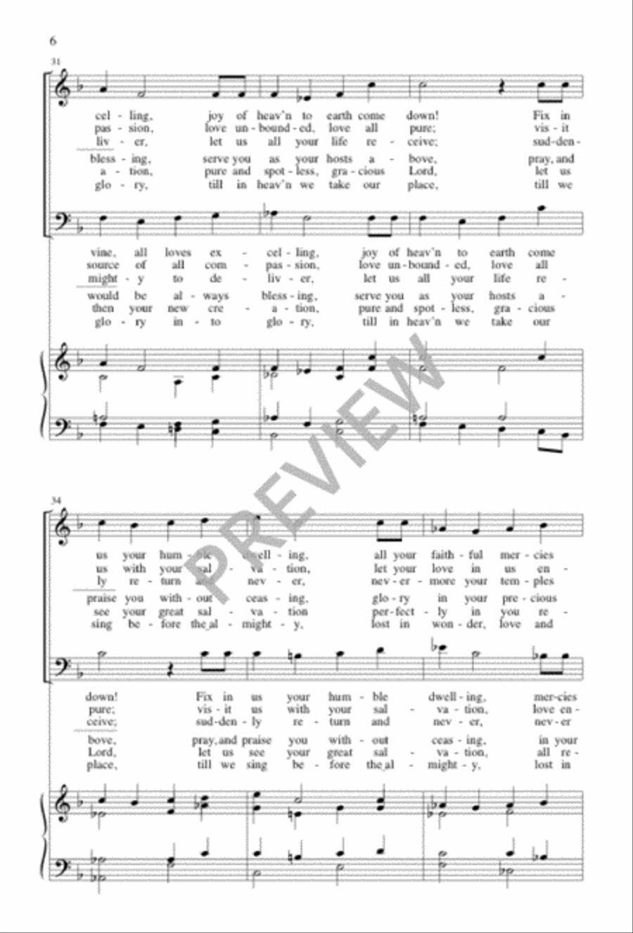 God Loved the World So Much God Loved the World So Much 4-Part scores gallery preview page 6