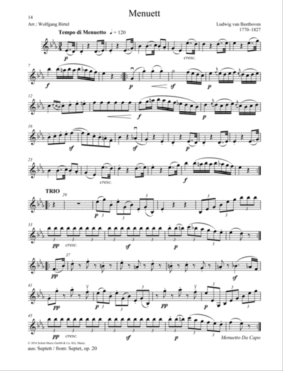 Minuet String Quartet scores gallery preview page 4
