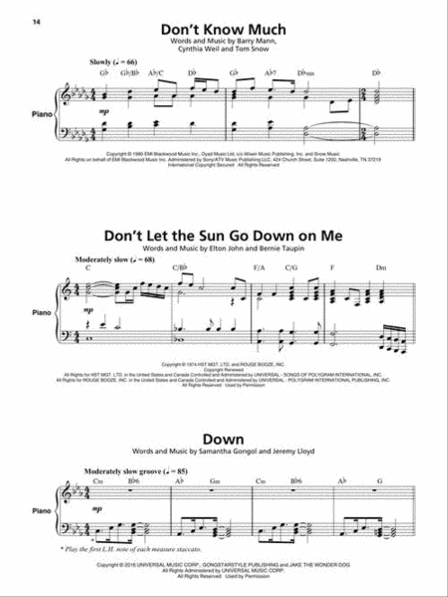 100 Great Keyboard Intros Piano Solo scores gallery preview page 6