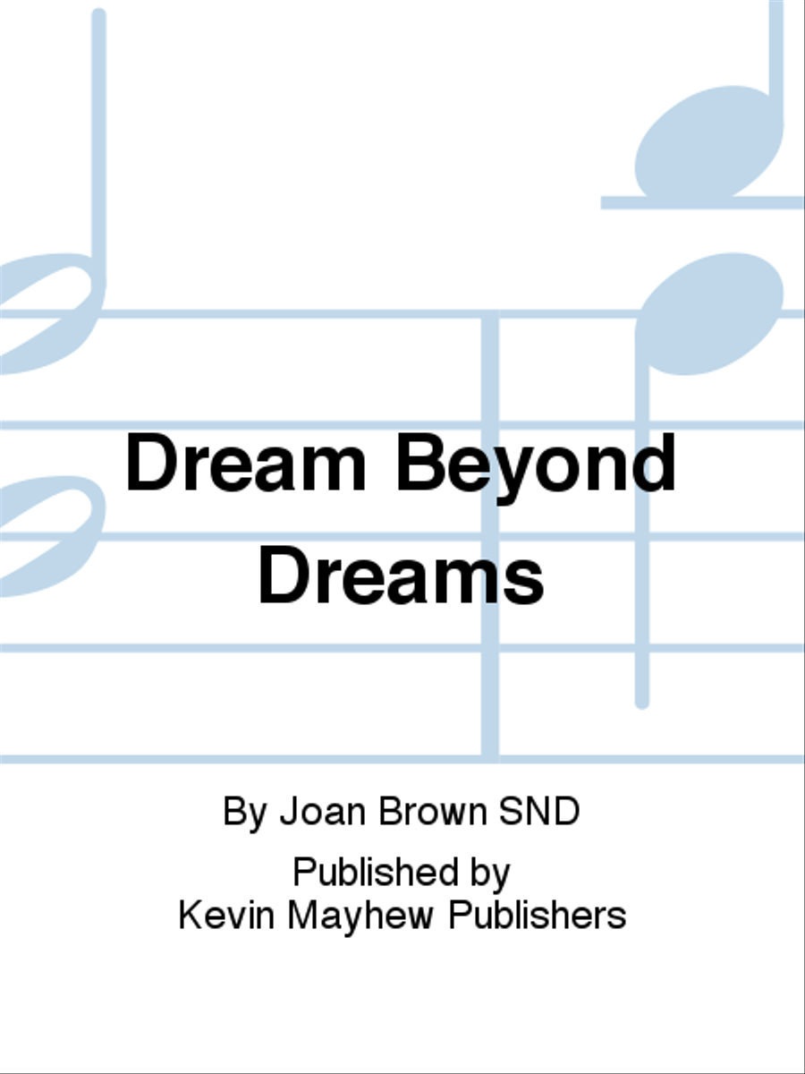 Dream Beyond Dreams Collection / Songbook scores gallery preview page 1
