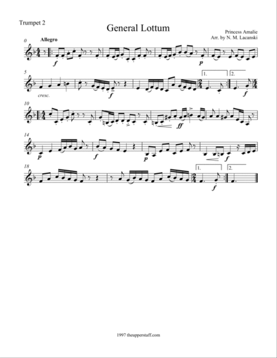 General Lottum General Lottum Brass Ensemble scores gallery preview page 2