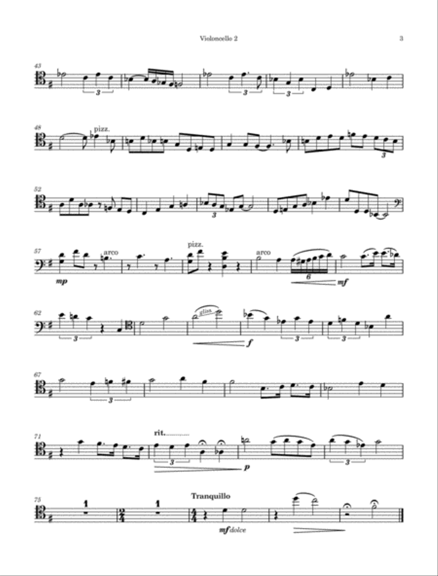 Dream A Little Dream Of Me Cello scores gallery preview page 6