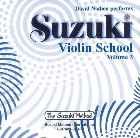 David Nadien: Suzuki Violin School, Volume 3 - Compact Disc