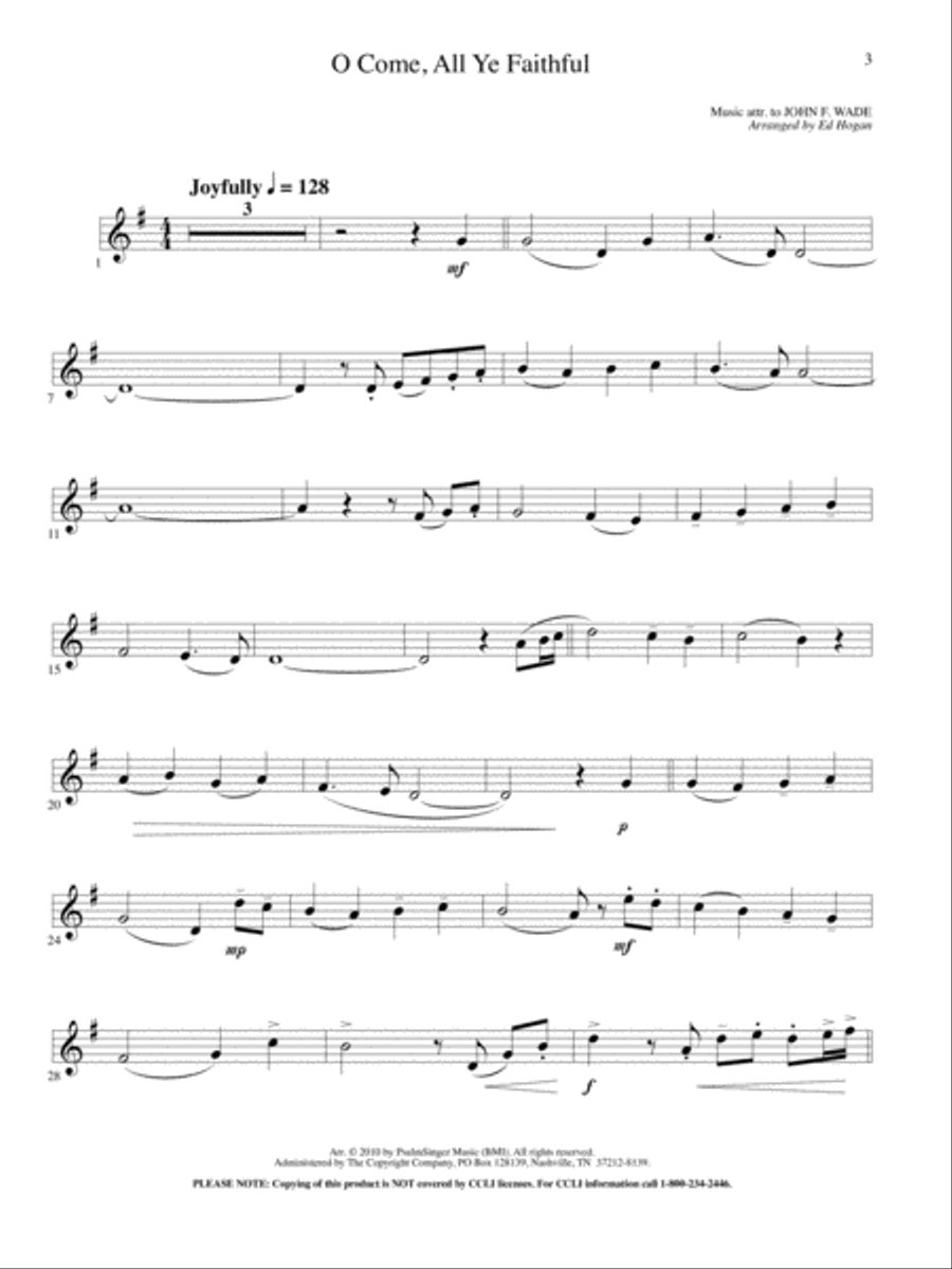 Creative Carols for Trumpet Trumpet Solo scores gallery preview page 2