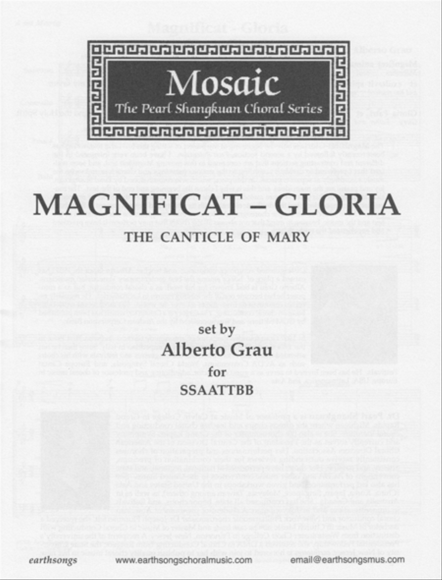 magnificat/gloria SSAATTBB scores gallery preview page 1