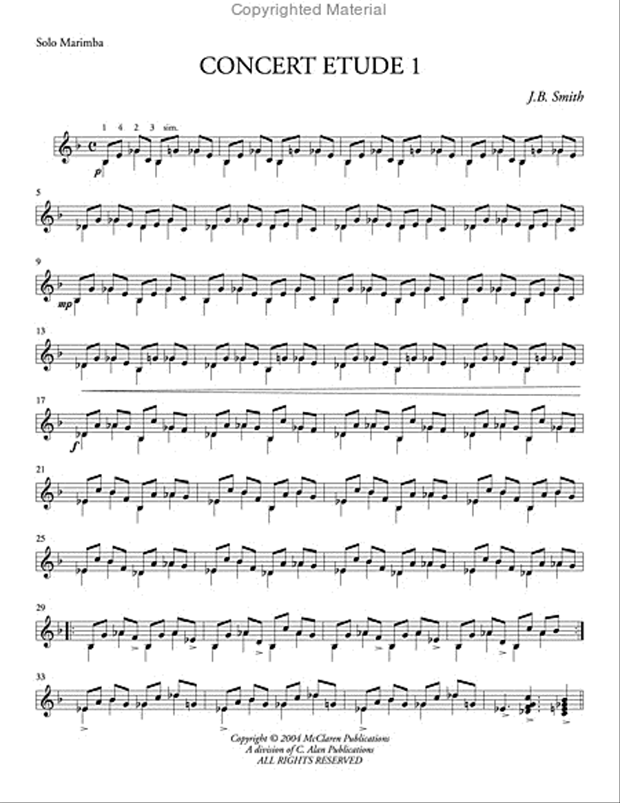 Five Concert Etudes Five Concert Etudes Percussion Ensemble scores gallery preview page 2
