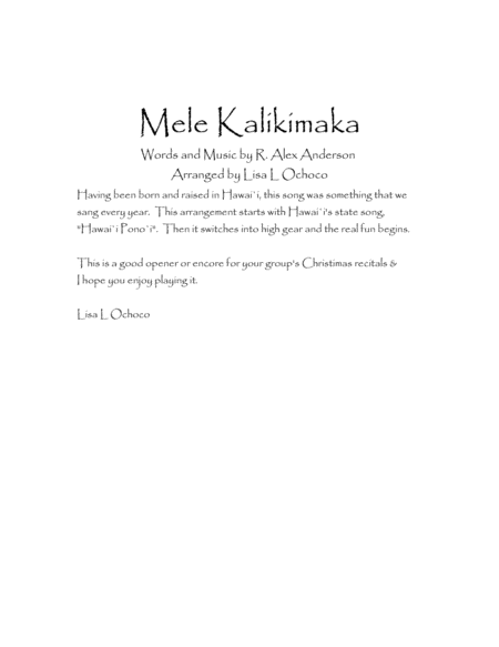 Mele Kalikimaka image number null