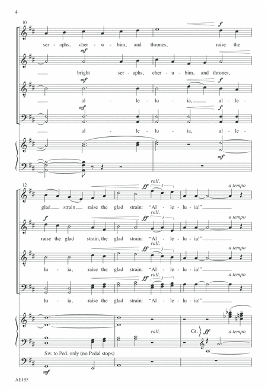 Ye Watchers and Ye Holy Ones 4-Part scores gallery preview page 3