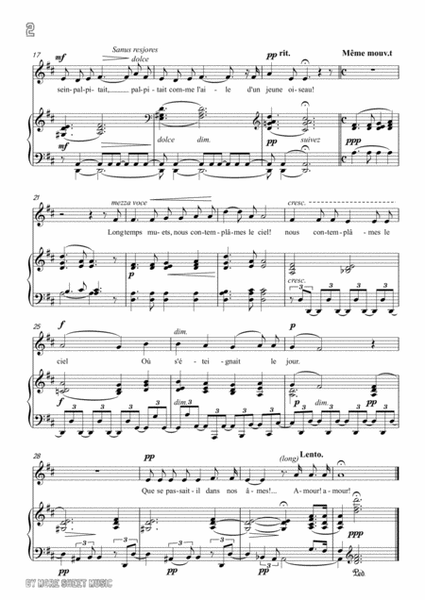 Lalo-Souvenir in D Major,for Voice and Piano image number null
