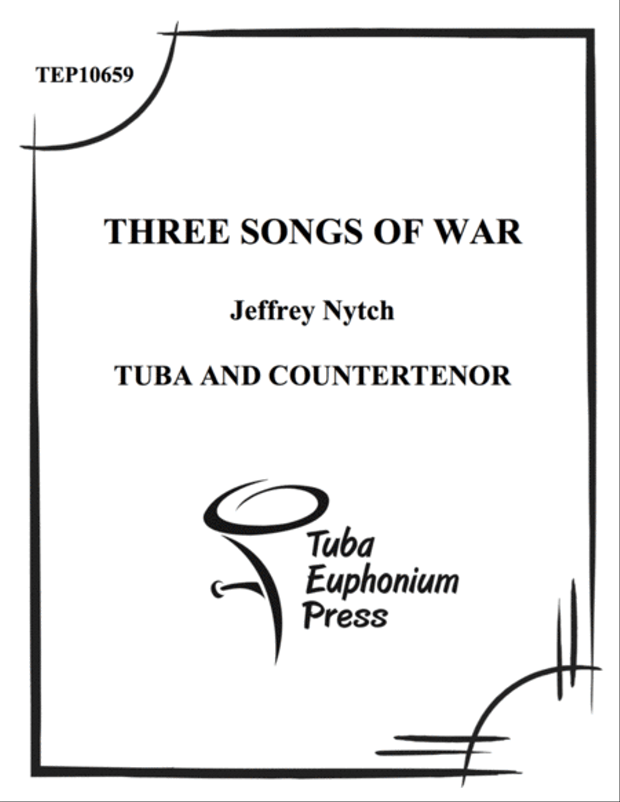 Three Songs of War Tuba scores gallery preview page 1