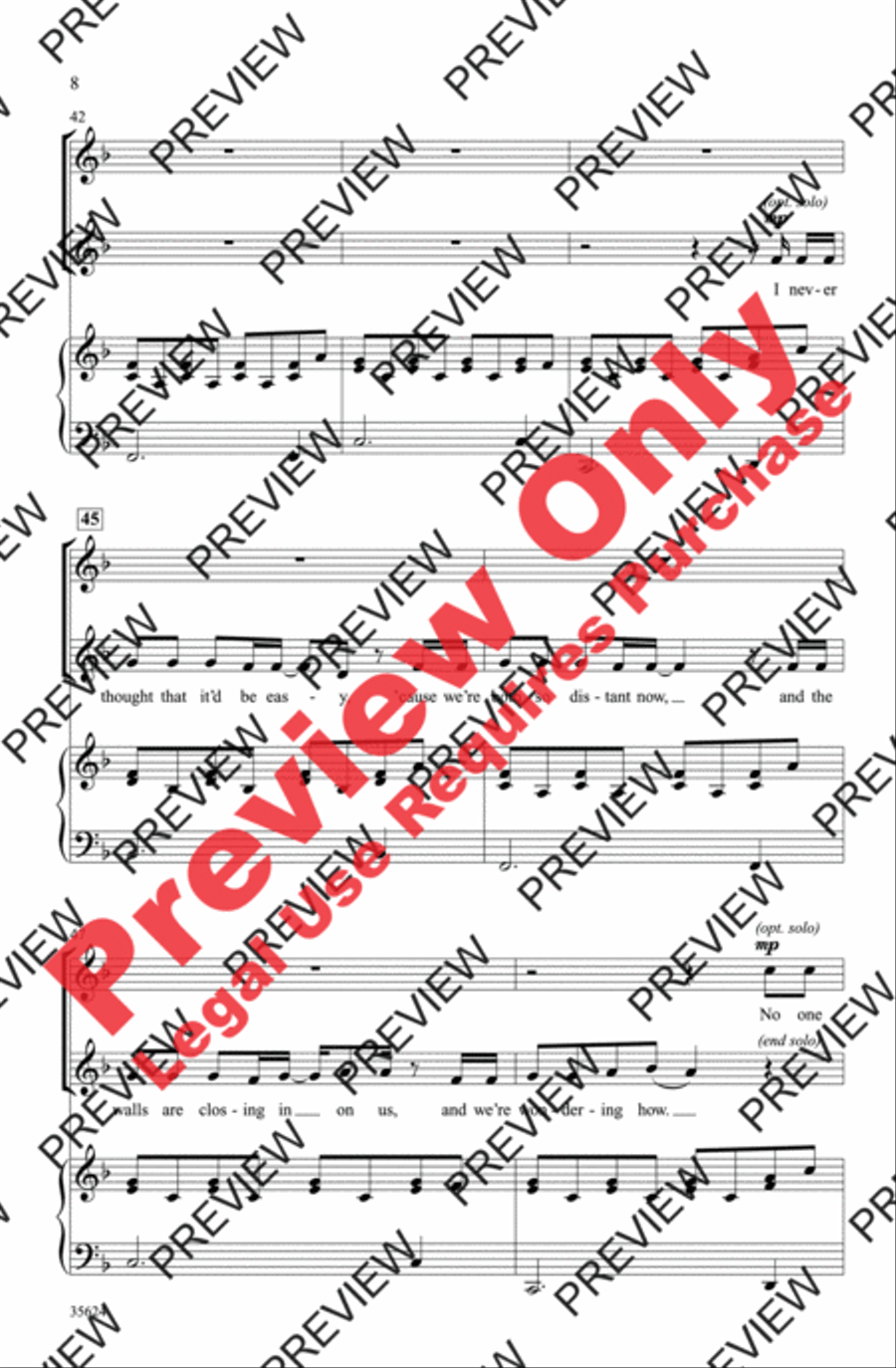 Baby! A Medley of Justin Bieber Hits 2-Part scores gallery preview page 8