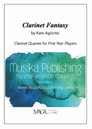 Book cover for Clarinet Fantasy - Quartet for Beginning Clarinettists
