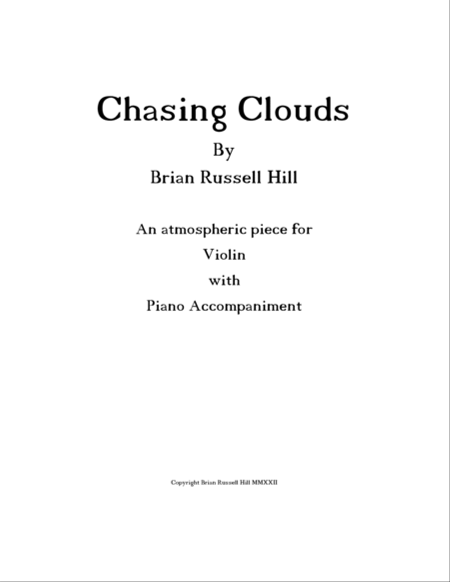 Chasing Clouds Piano scores gallery preview page 2
