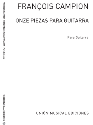 Book cover for Once Piezas Para Guitarra