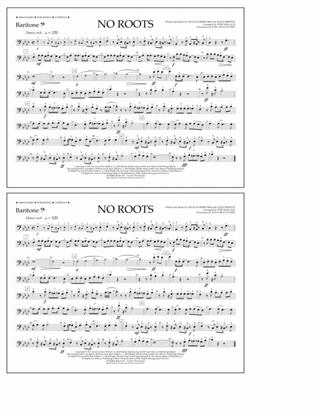 Book cover for No Roots - Baritone B.C.