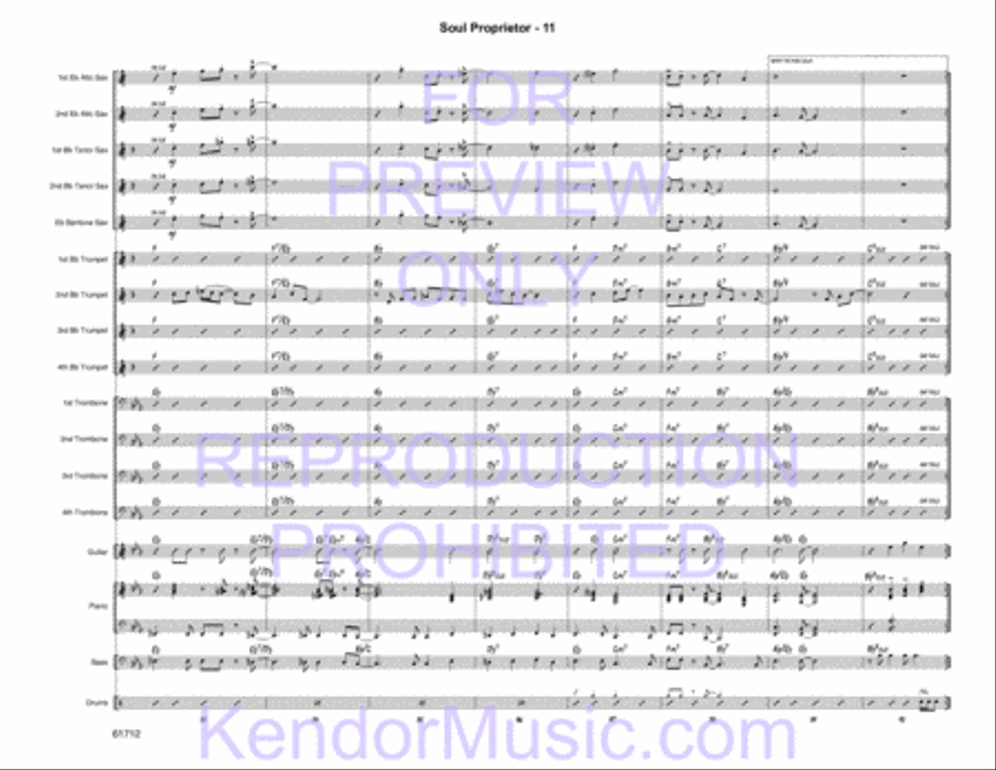 Soul Proprietor Soul Proprietor Jazz Ensemble scores gallery preview page 13