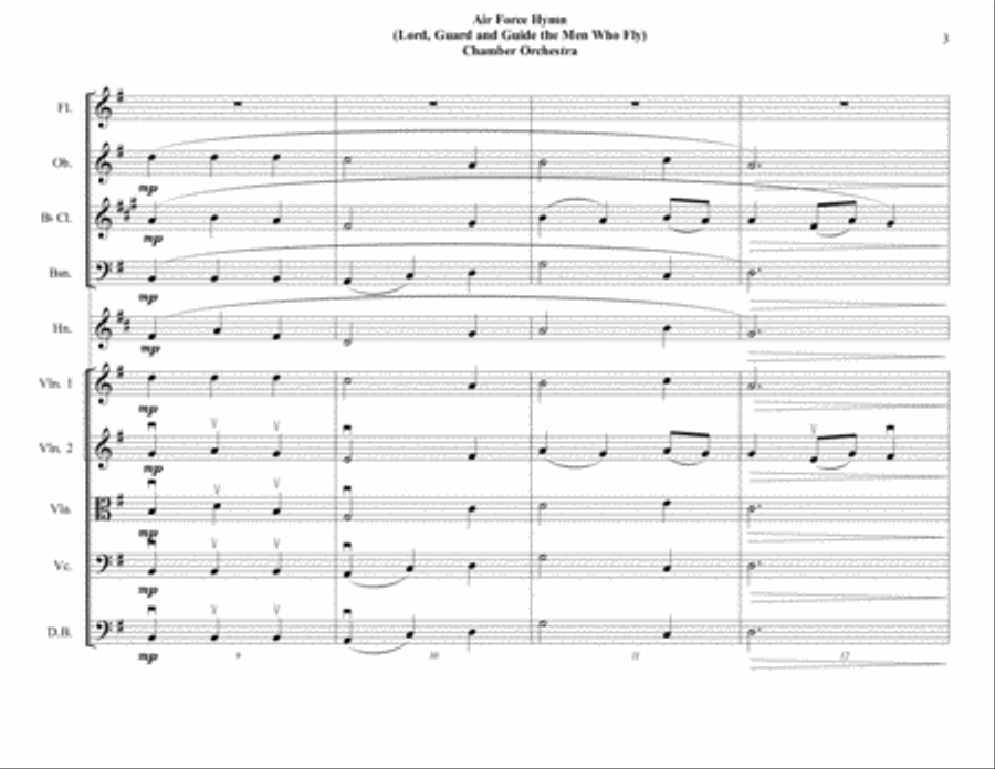 Air Force Hymn ('Lord,Guard and Guide