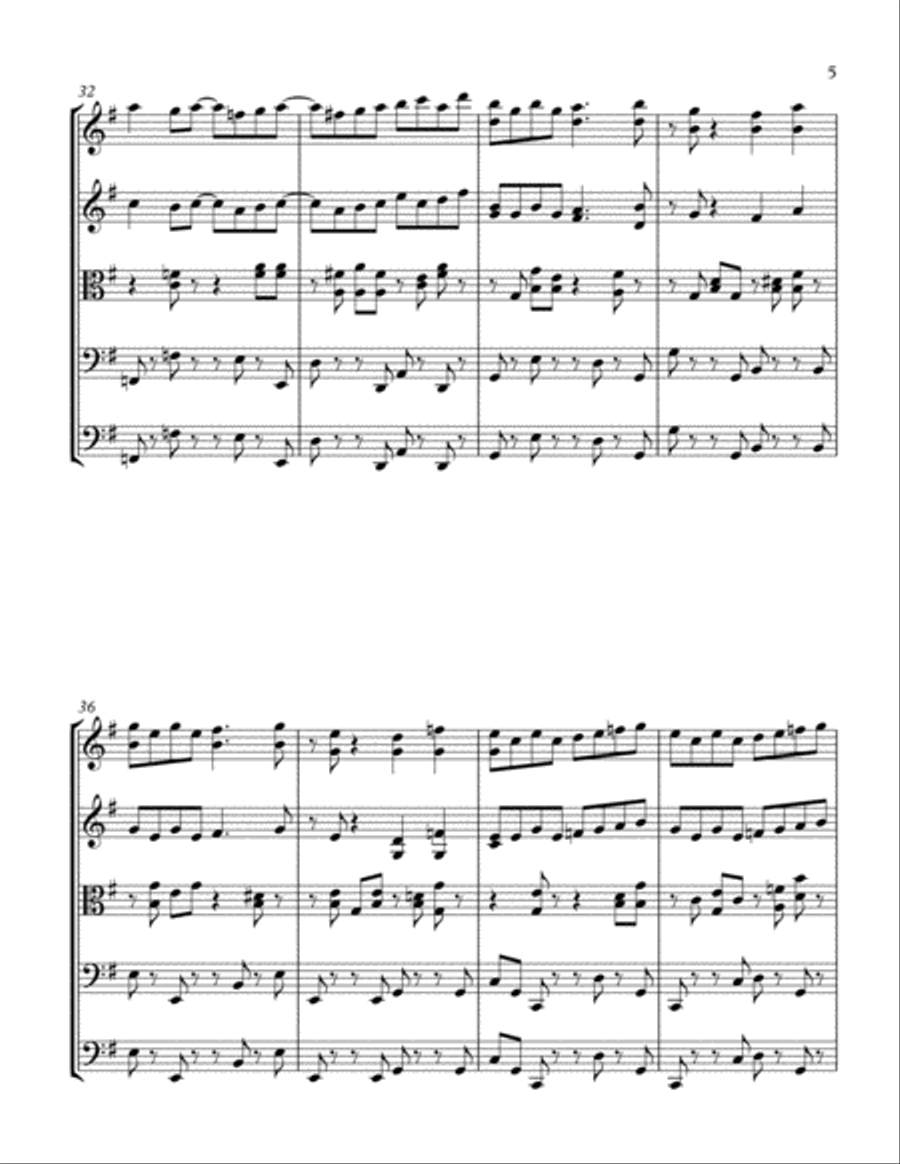 Voces Ritmicas String Orchestra scores gallery preview page 5