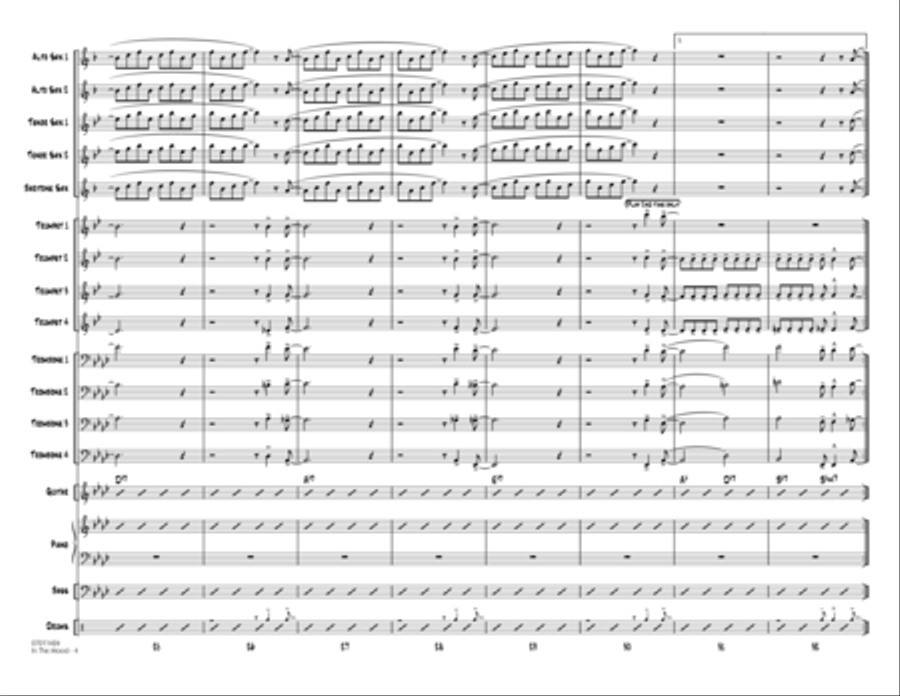 In The Mood (The Tonight Show version) - Conductor Score (Full Score) Conductor Score scores gallery preview page 4