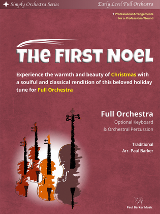 Book cover for The First Noel (Full Orchestra)
