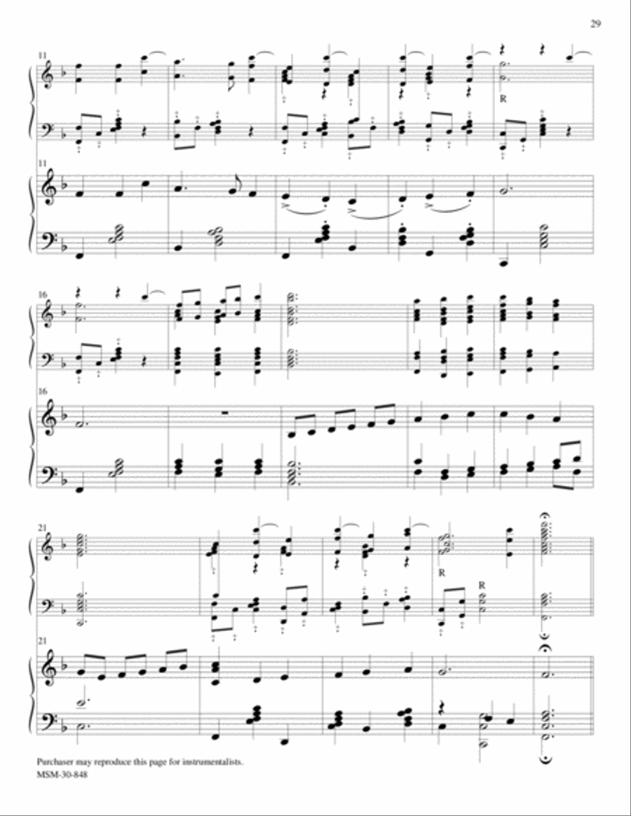 LOBE DEN HERREN from Let Praises Ring, V3 5-Octaves scores gallery preview page 2