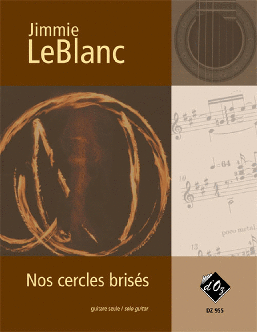 Nos cercles brisés Classical Guitar scores gallery preview page 1