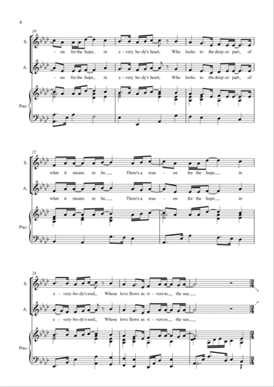 There's a Reason There's a Reason Piano, Vocal scores gallery preview page 4